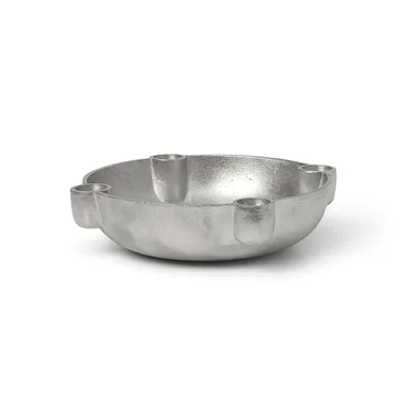 Bowl advent candle medium Ø20 cm - Aluminium - Ferm Living