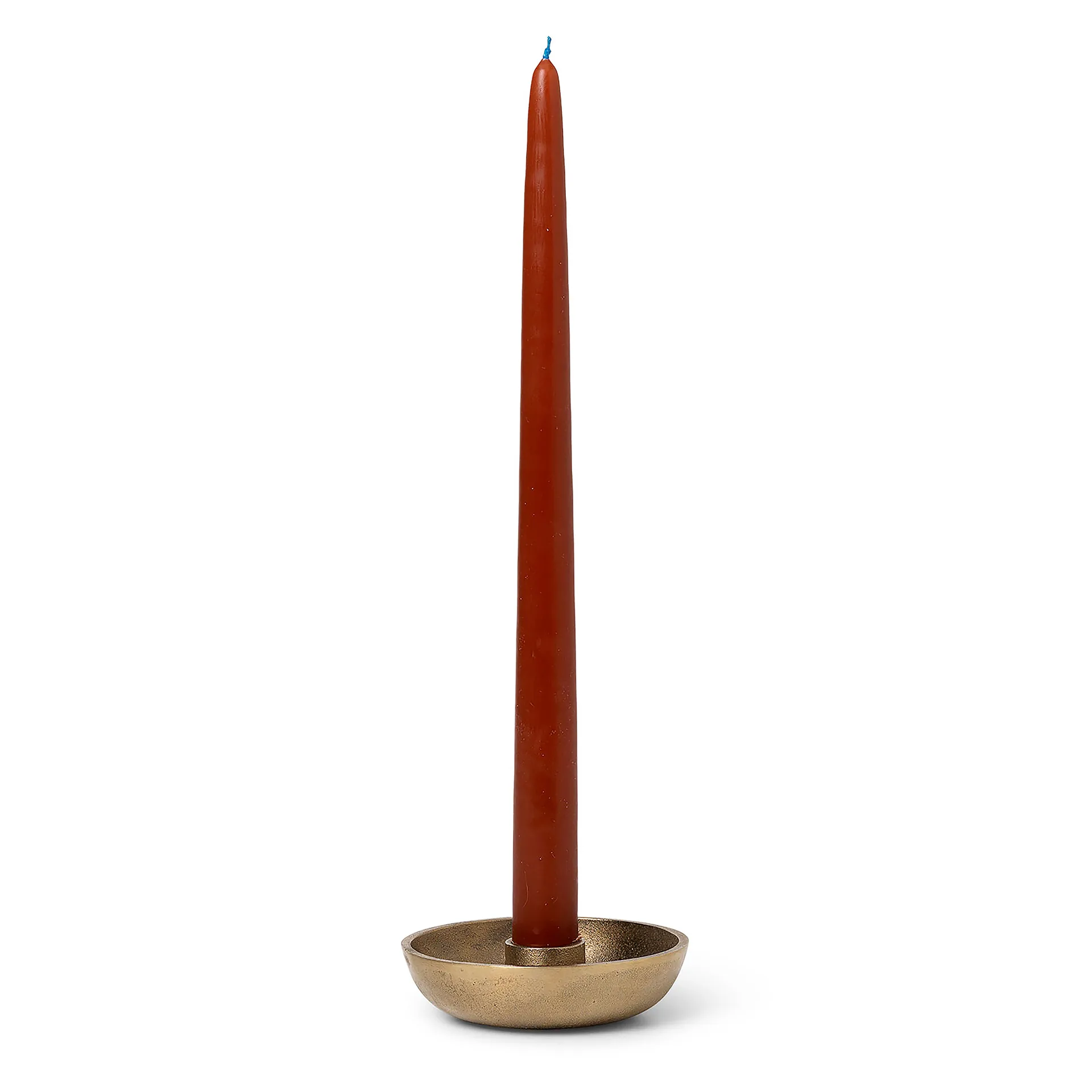 Bowl candle sticks Ø10 cm, brass Ferm Living