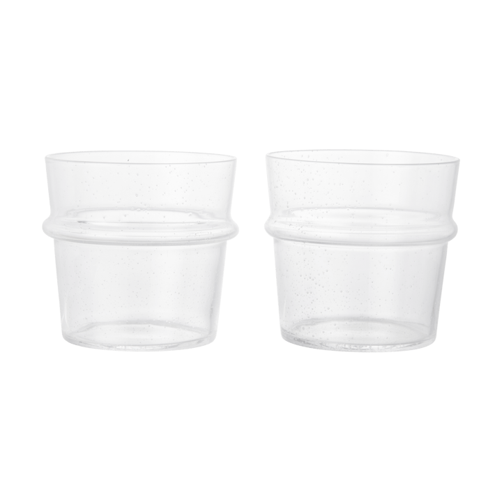 Boya drinking glass low 30 cl 2-pack - Clear - Ferm Living