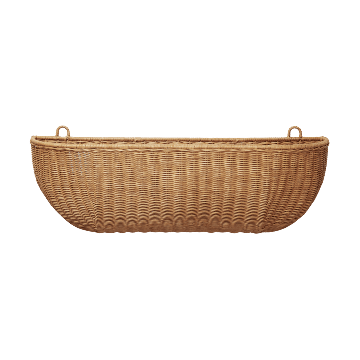 Braided wall pocket wall basket 25x75 cm - Natural - Ferm Living