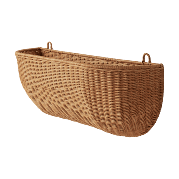 Braided wall pocket wall basket 25x75 cm - Natural - Ferm Living