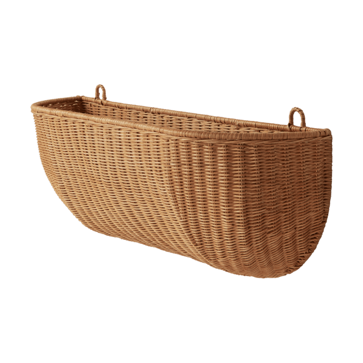 Braided wall pocket wall basket 25x75 cm, Natural Ferm Living