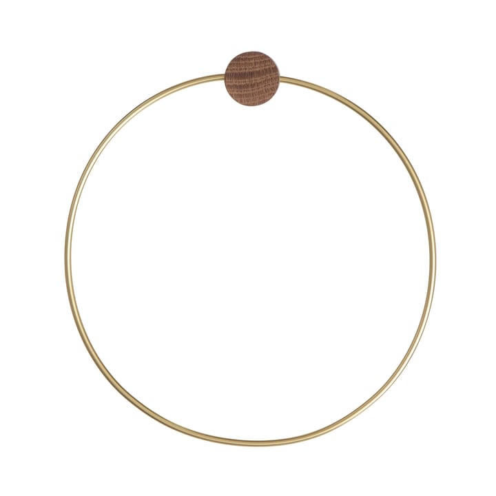 Brass towel hanger, Ø 20.5 cm Ferm Living