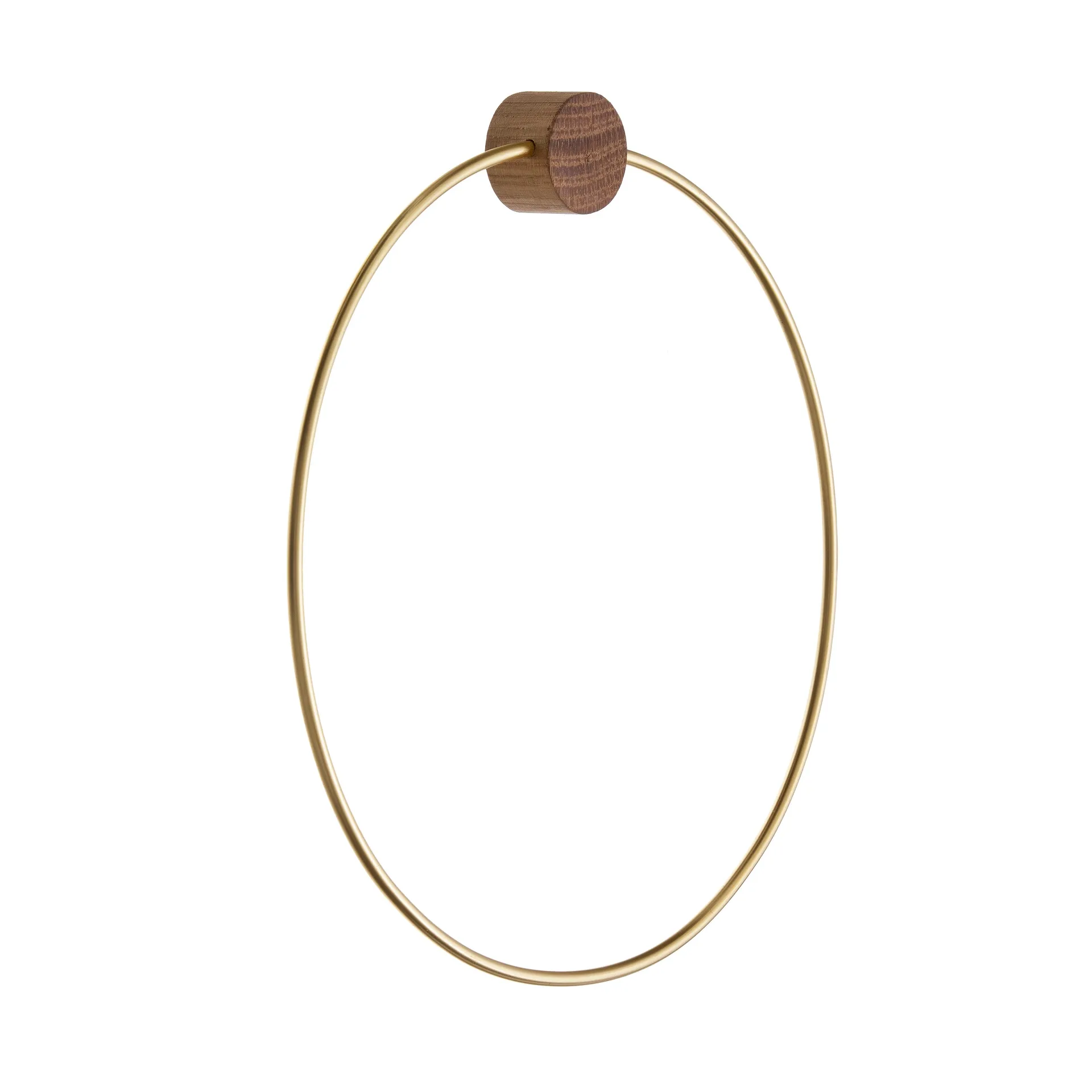 Brass towel hanger, Ø 20.5 cm Ferm Living