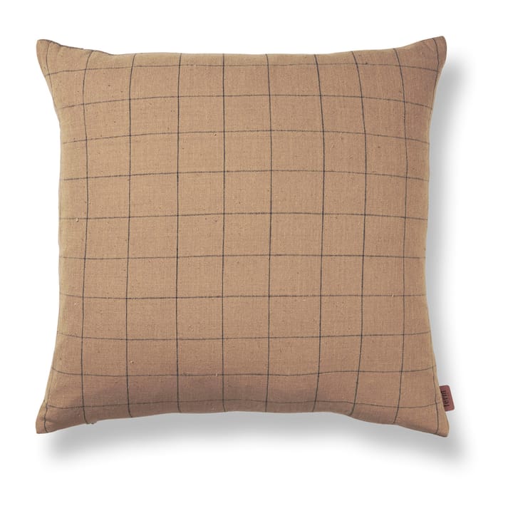 Brown cushion 50x50 cm - Grid - Ferm LIVING