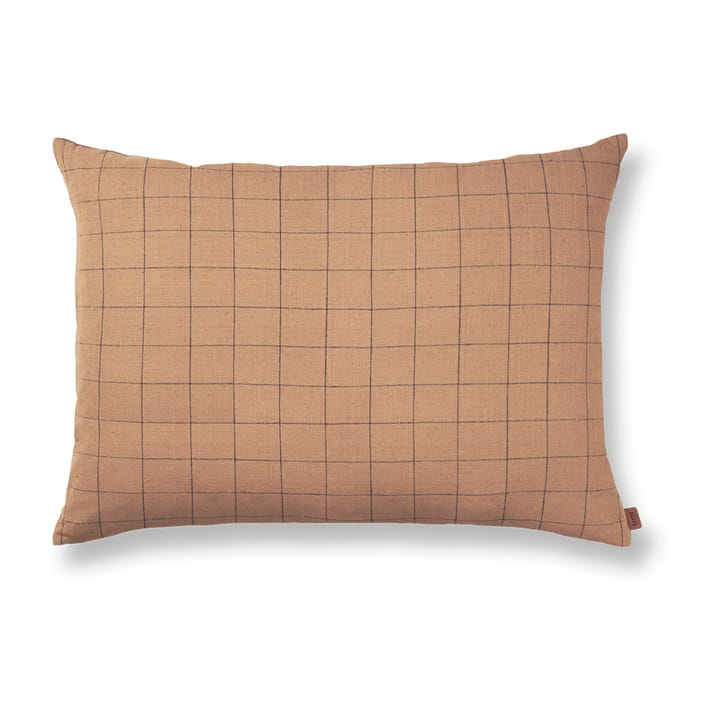 Brown cushion 60x80 cm - Grid - Ferm LIVING