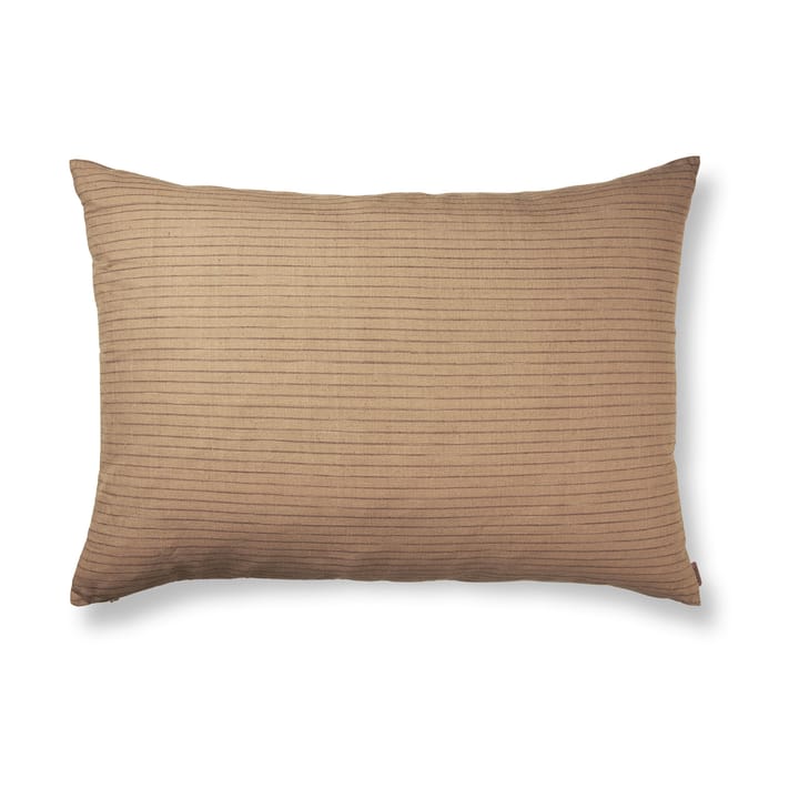 Brown cushion 60x80 cm - Lines - Ferm LIVING