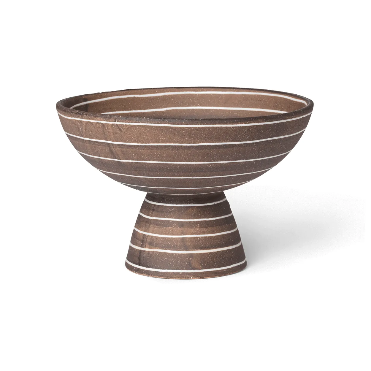 Ferm Living Brura bowl o21,5 cm Coffee-white | Scandinavian Design | Decorative bowls | Brown