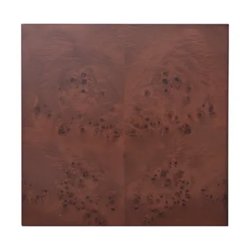 Burl Cube side table 40x40 cm - Dark stained - Ferm Living