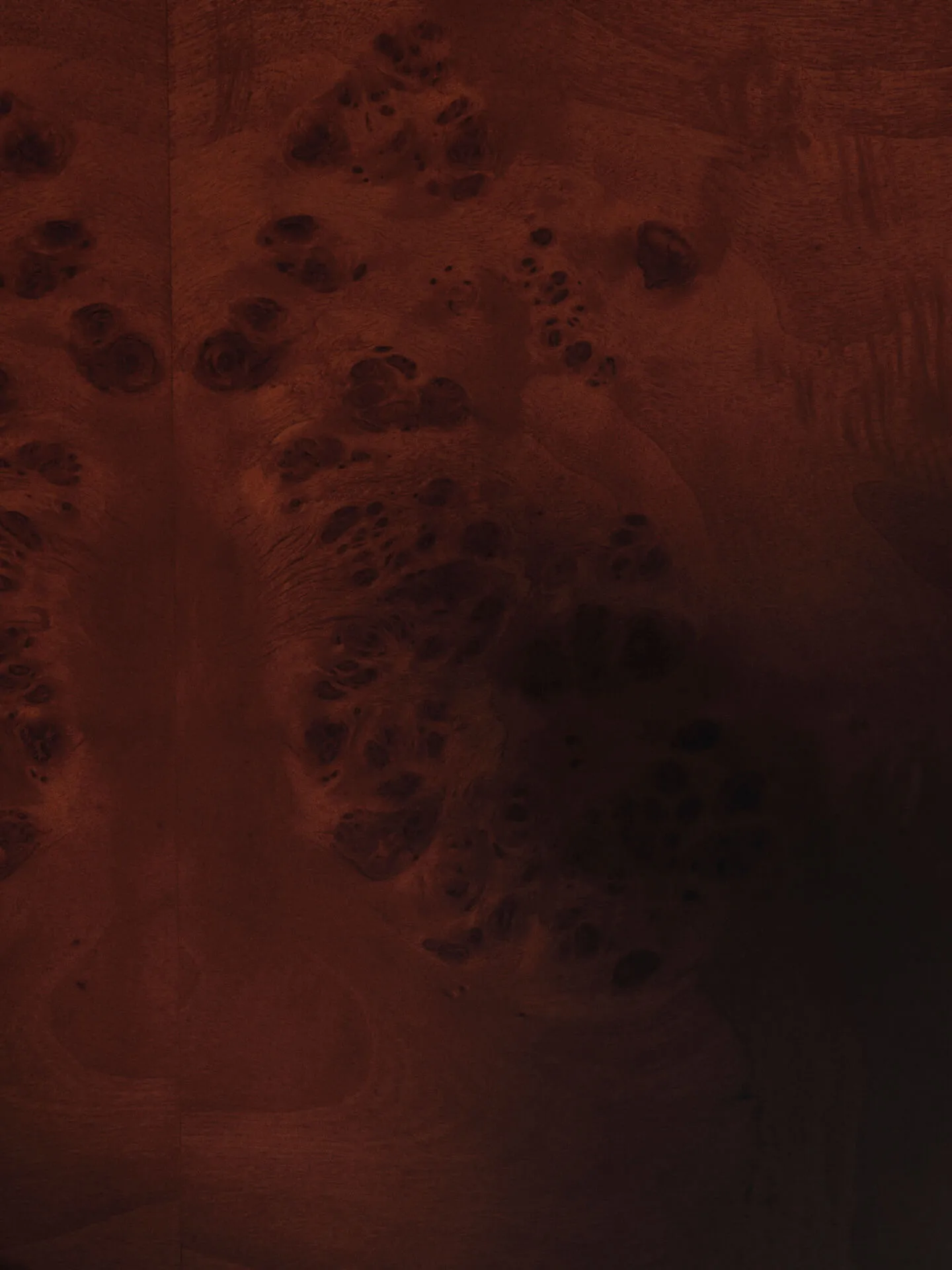 Burl storage coffee table 70x70 cm, Dark stained burl Ferm Living