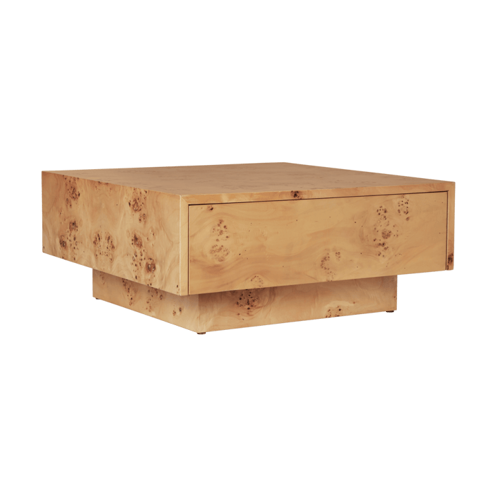 Burl storage coffee table 70x70 cm - Natural - Ferm Living