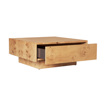 Burl storage coffee table 70x70 cm - Natural - Ferm Living