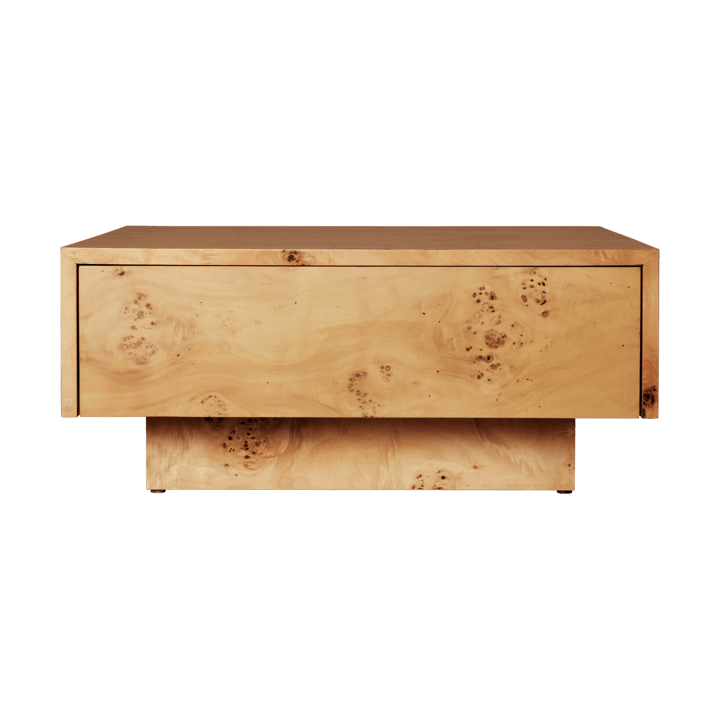 Burl storage coffee table 70x70 cm, Natural Ferm Living