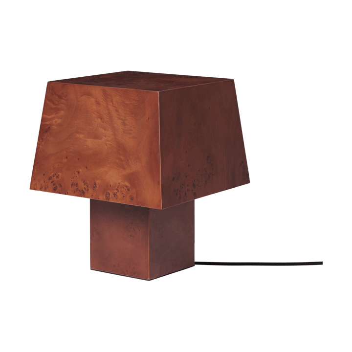 Burl table lamp 33 cm - Dark stained burl - Ferm Living