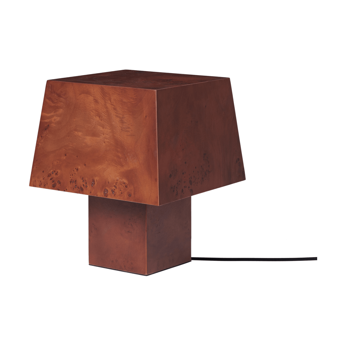 Ferm Living Burl table lamp 33 cm Dark stained burl