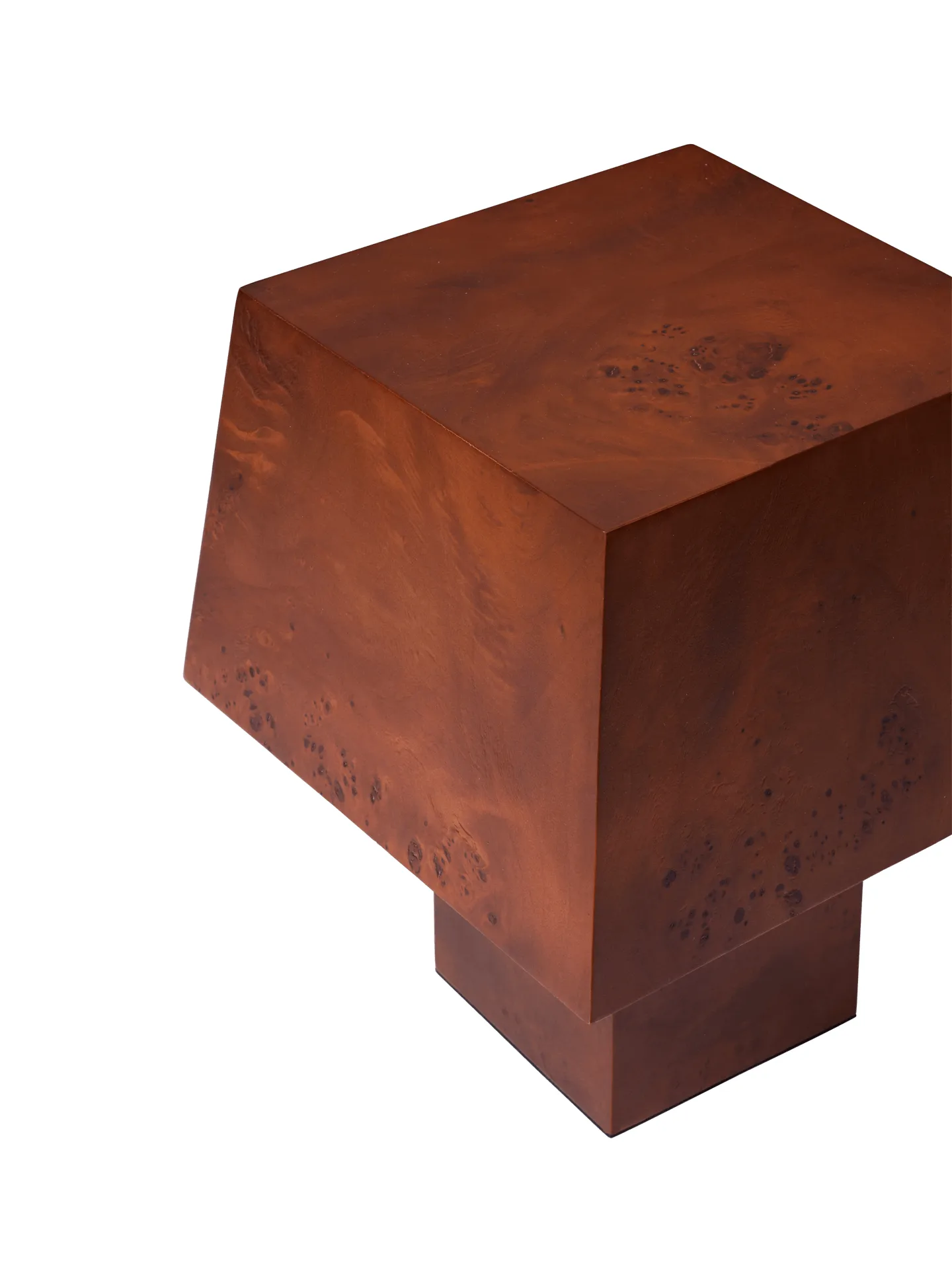 Burl table lamp 33 cm, Dark stained burl Ferm Living