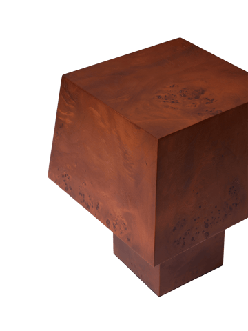 Burl table lamp 33 cm - Dark stained burl - Ferm Living