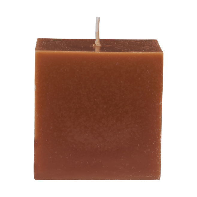 Ferm Living Burren block candle small Bronze | Scandinavian Design | Candles | Brown