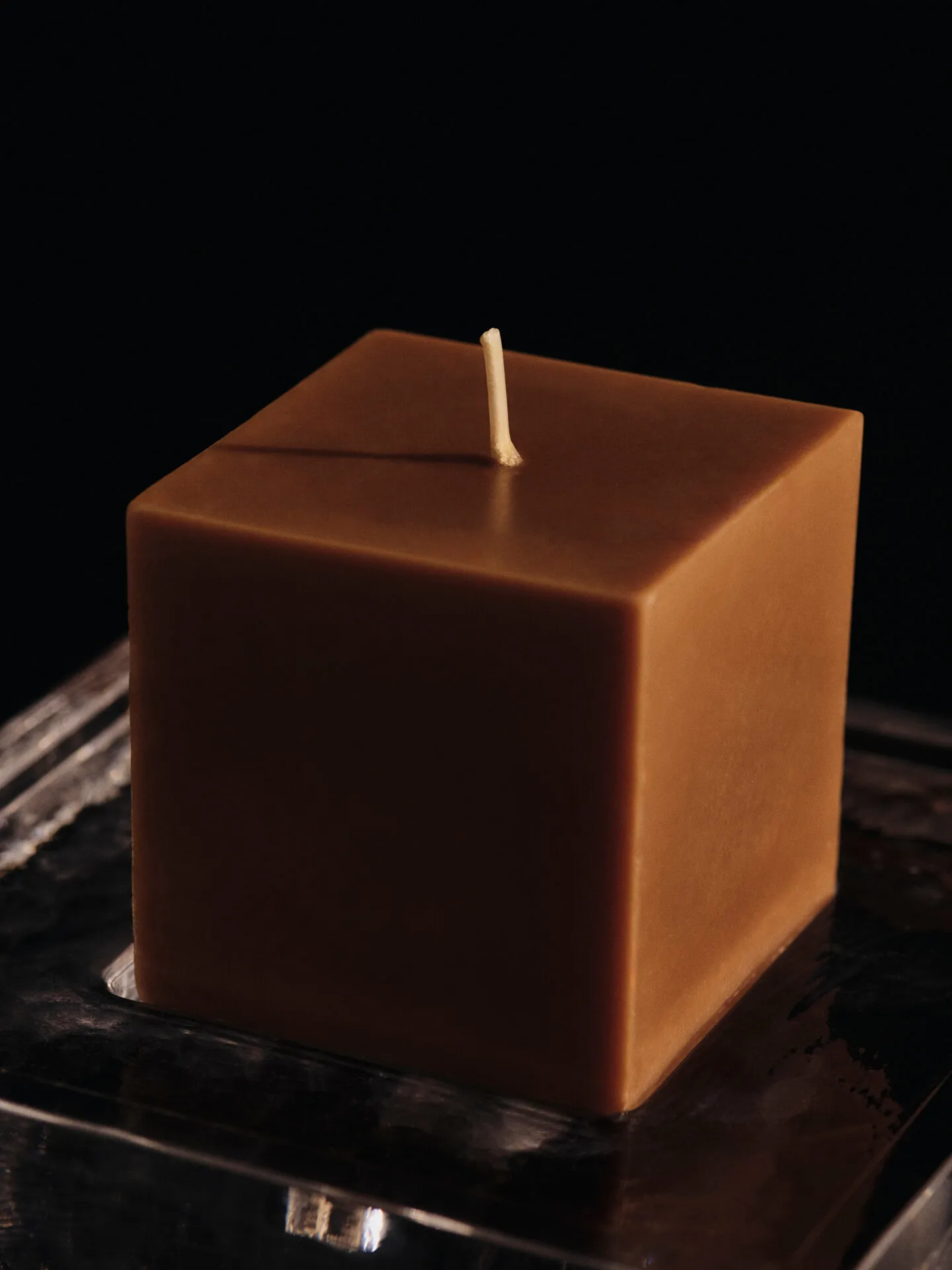 Burren block candle small, Bronze Ferm Living