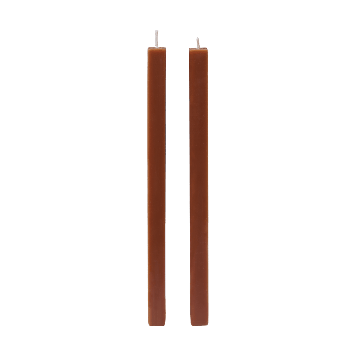 Burren taper candles 2-pack - Bronze - Ferm Living