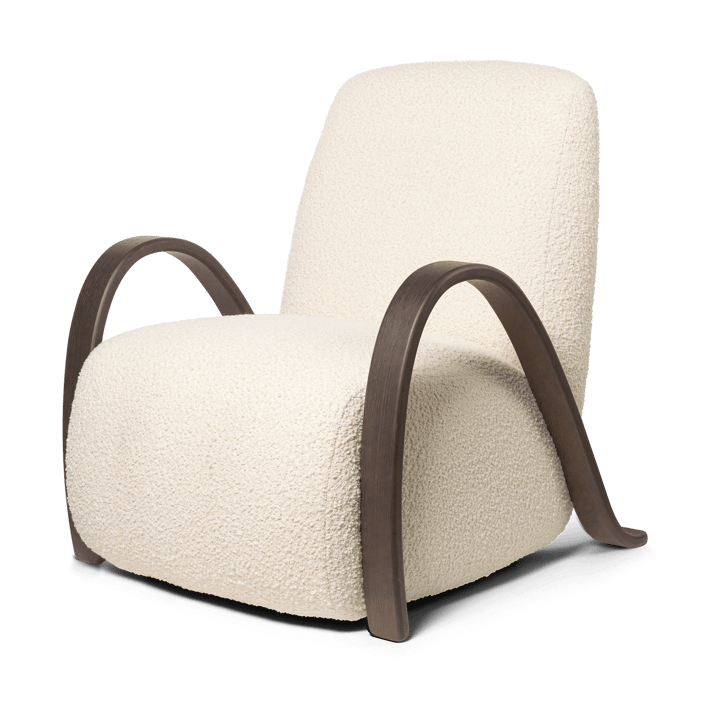 Buur lounge chair Nordic Bouclé, Off-white Ferm Living