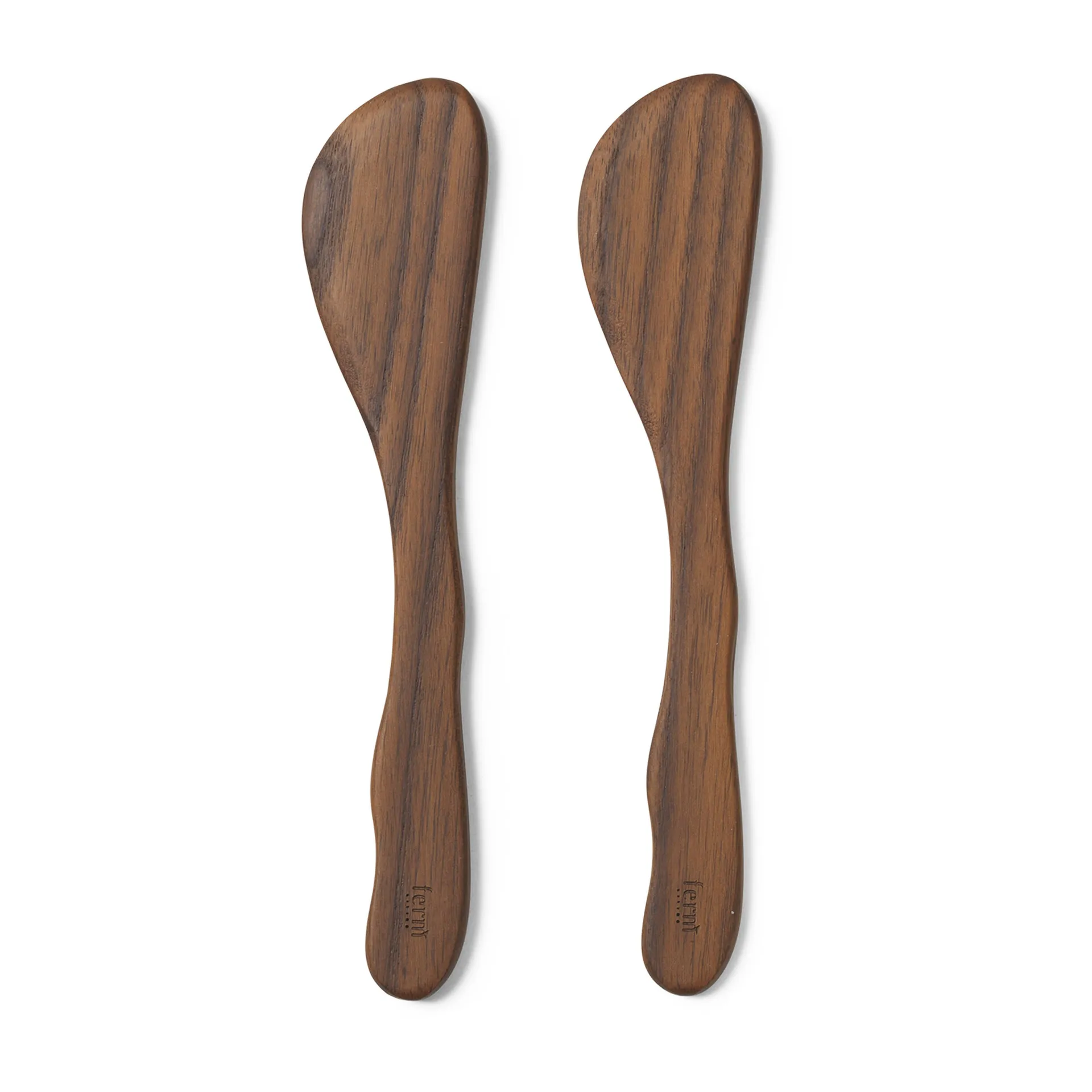 Cairn butter knife 2-pack, Dark Brown Ferm Living
