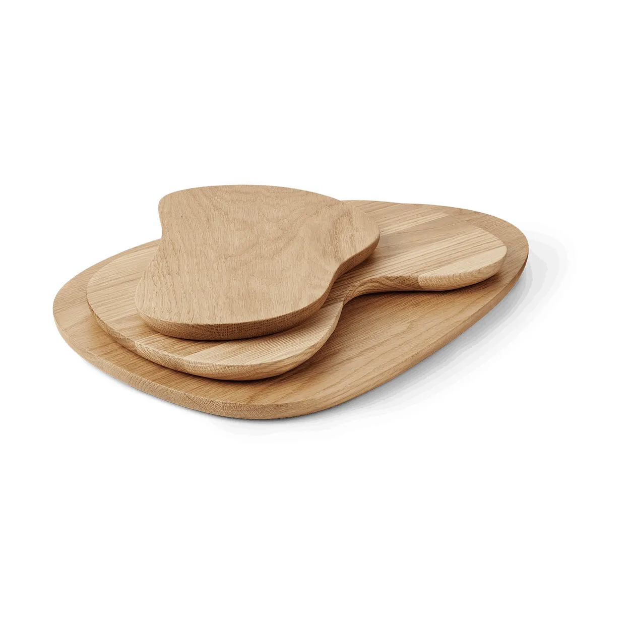Ferm Living Cairn cutting board 3 pieces Oak | Scandinavian Design | Chopping boards | Beige