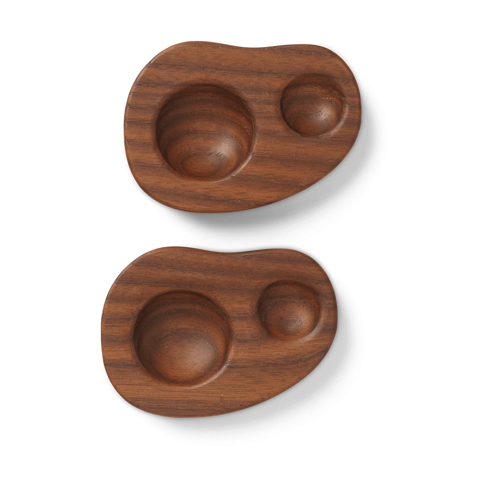 Cairn egg cup 2-pack, Dark brown Ferm Living