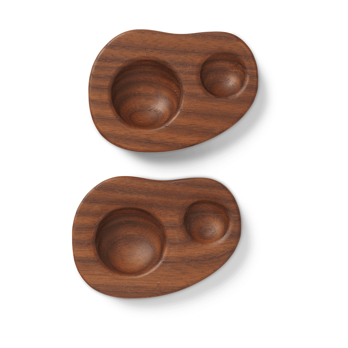 Ferm Living Cairn egg cup 2-pack Dark brown