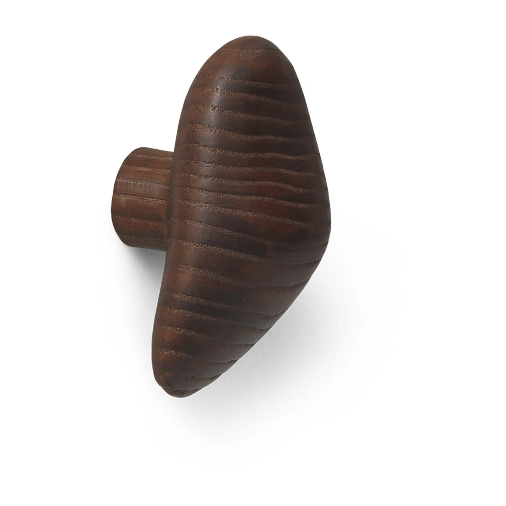 Cairn hook 2 pieces, Dark Brown Ferm Living