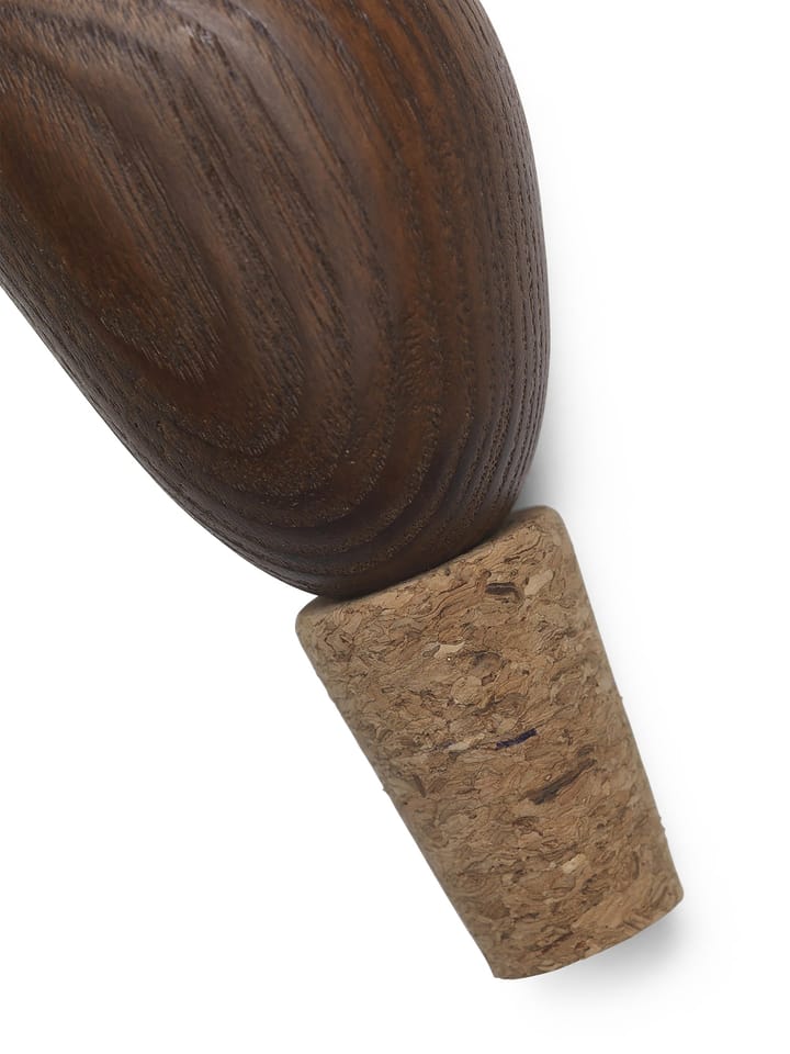 Cairn wine stopper 2-pack, dark brown Ferm Living