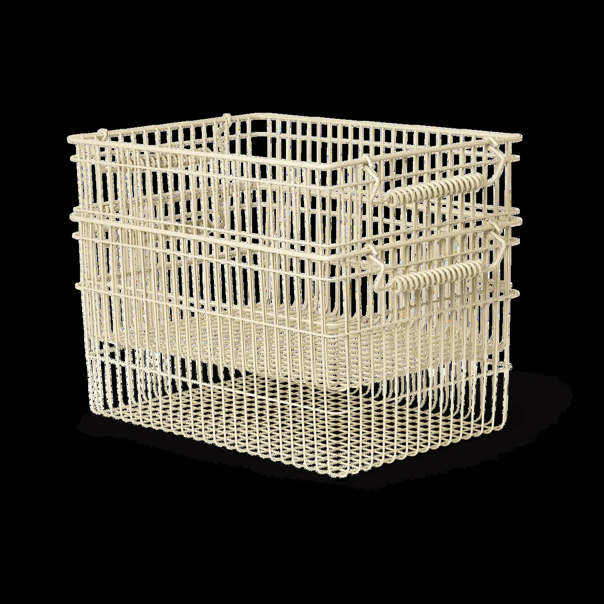 Ferm Living Cala stackable basket 2-pack Cashmere