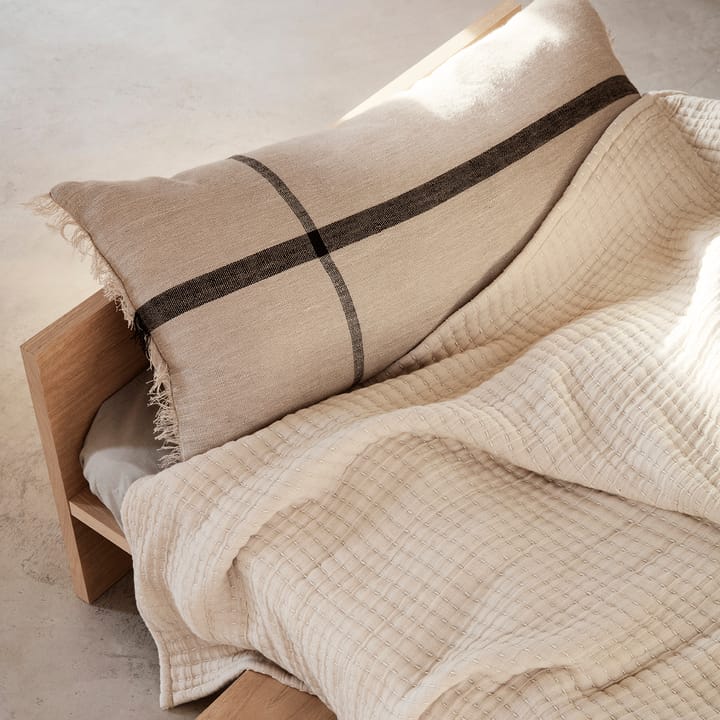 Calm cushion camel-black - 38x88 cm - ferm LIVING