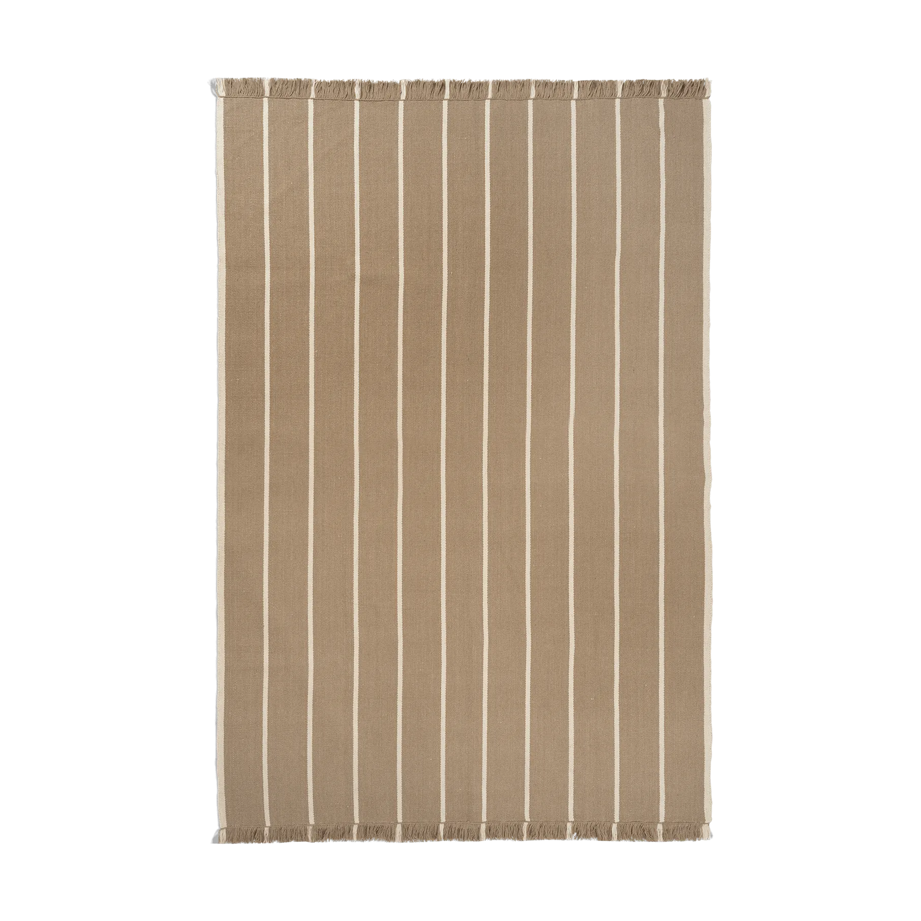 Calm kelim carpet, Dark Sand, Off-white, 200x300 cm Ferm Living