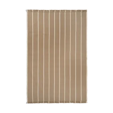 Calm kelim carpet - Dark Sand, Off-white, 200x300 cm - Ferm Living