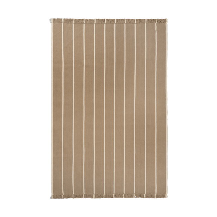 Calm kelim carpet - Dark Sand, Off-white, 200x300 cm - Ferm LIVING