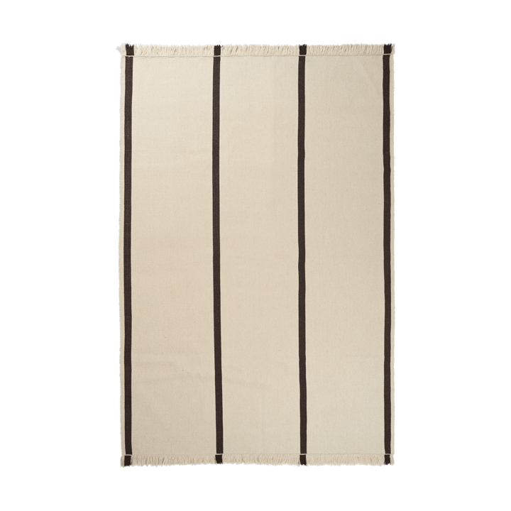 Calm kelim carpet - Off-white, Coffee, 200x300 cm - Ferm LIVING