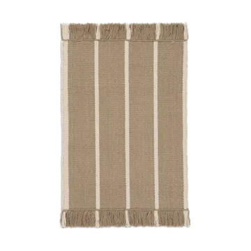 Calm kelim door mat - Dark Sand, Off-white, 50x70 cm - Ferm Living