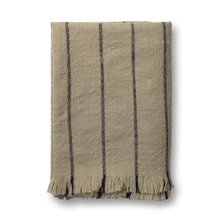 Calm wool throw 120x180 cm - Camel/Black - ferm LIVING