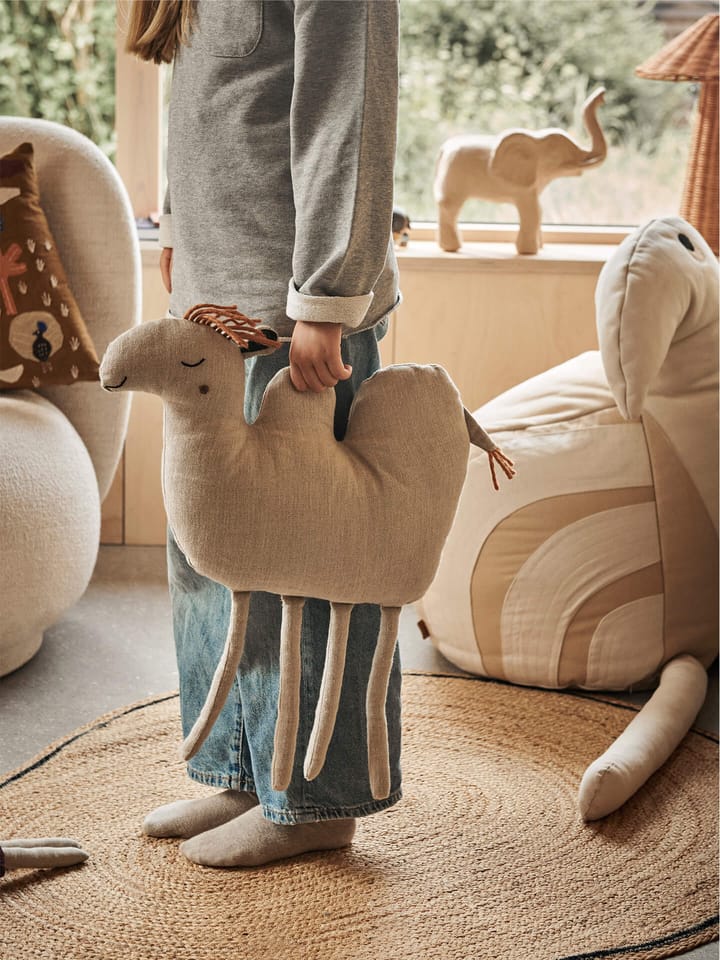 Camel cushion 47x51 cm, Natural Ferm Living