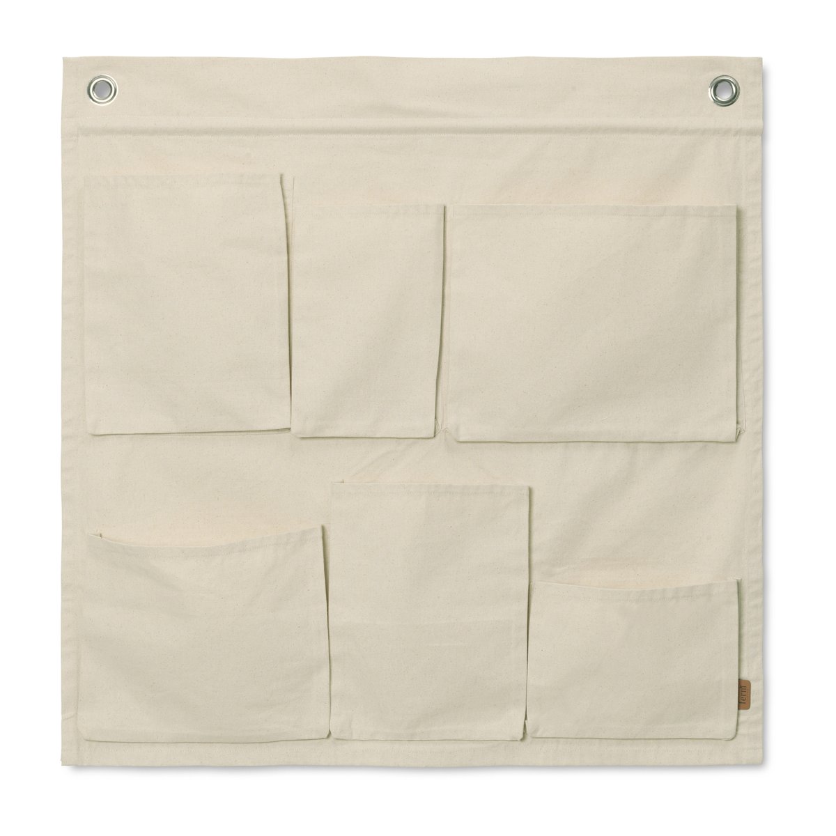 Ferm Living Canvase wall pockets wall storage 70x70 cm
