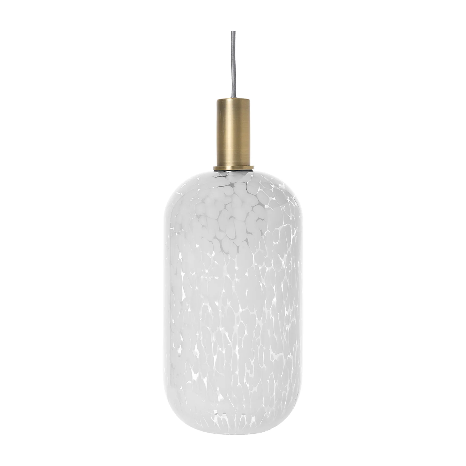 Casca Shade glass lamp shade tall Ø18.6 cm, Milk Ferm Living