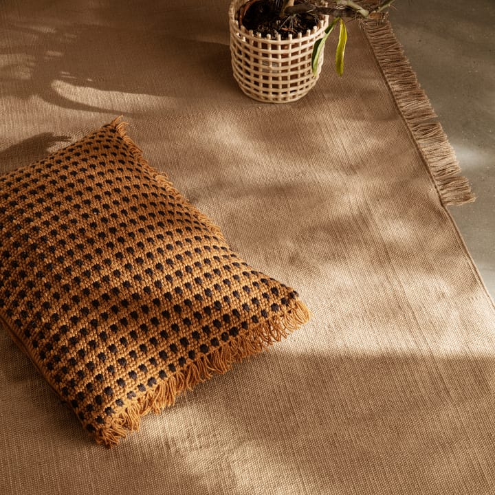 Ceramic braided basket Ø23.5 cm - cashmere - ferm LIVING