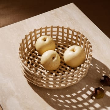 Ceramic braided bowl - cashmere - ferm LIVING