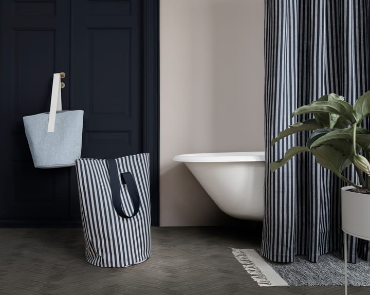 Chambray shower curtain, Blue-grey Ferm Living
