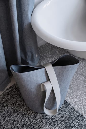Chambray shower curtain - Blue - Ferm Living