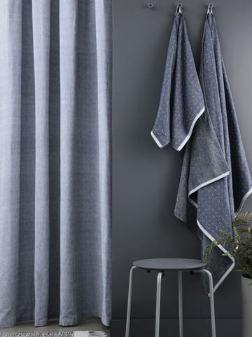 Chambray shower curtain - Blue - Ferm Living