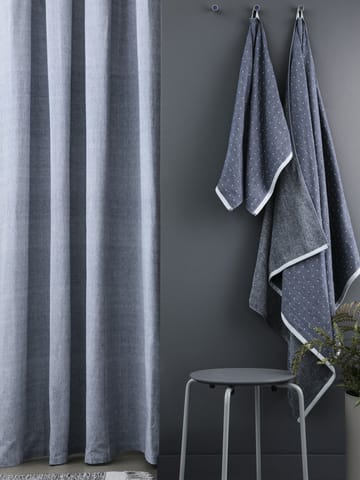 Chambray shower curtain - Blue - ferm LIVING