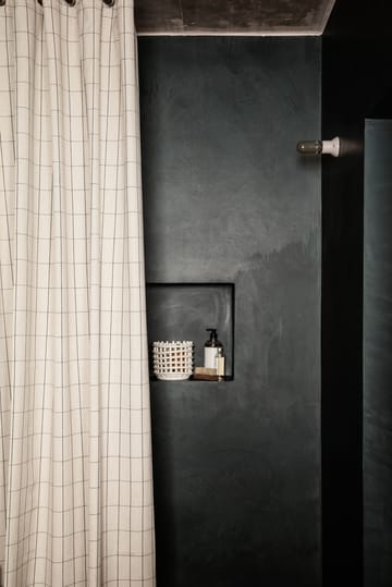 Chambray shower curtain - Checked - ferm LIVING