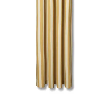 Chambray shower curtain - Warm yellow-parchment - Ferm Living